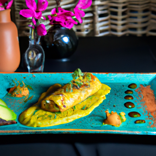 Enchiladas de poisson aux mangues et avocats