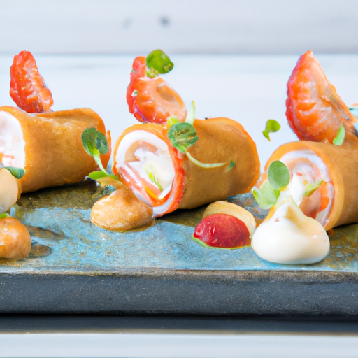 Rouleaux de printemps croustillants aux fruits de mer