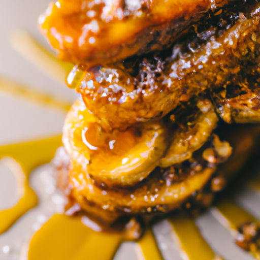 Croustillant de banane au caramel de cacahuètes