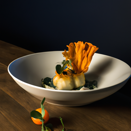 Raviolis croustillants à la courge musquée