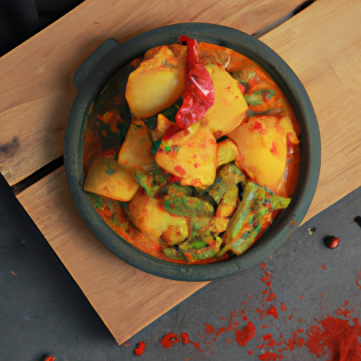 Curry de patates douces et pois chiches aux épices indiennes