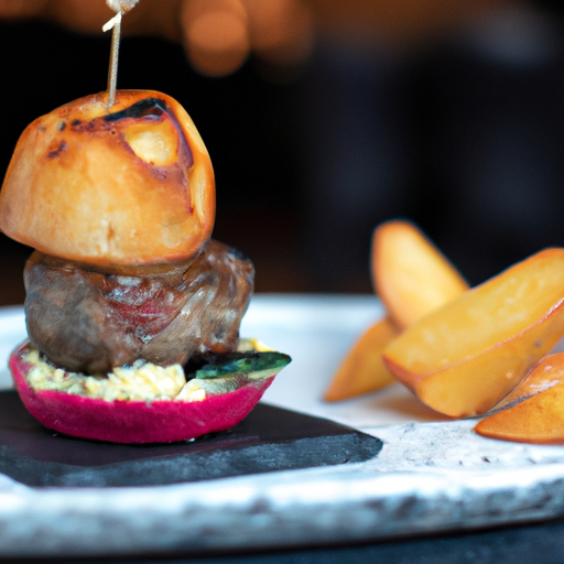 Burgers de patate douce croustillants
