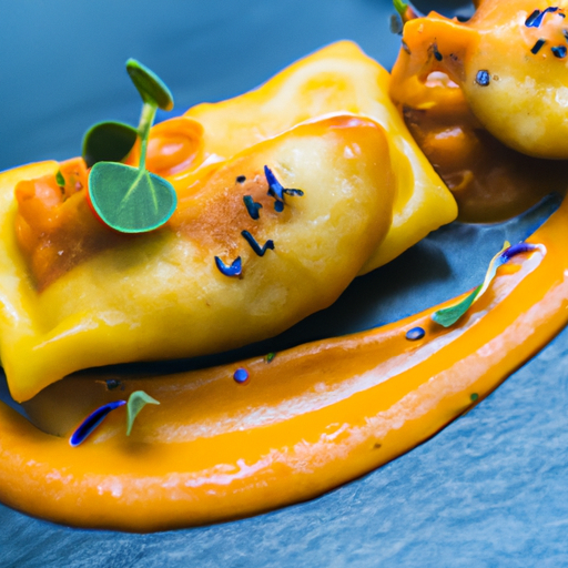 Raviolis croustillants aux crevettes et à la coriandre