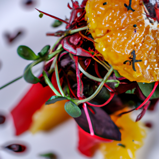 Salade d'oranges sanguines et fenouil croquant