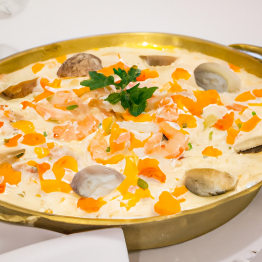 Cassolette de saint-jacques aux agrumes