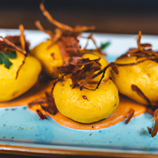 Bouchées croustillantes de patate douce et chorizo