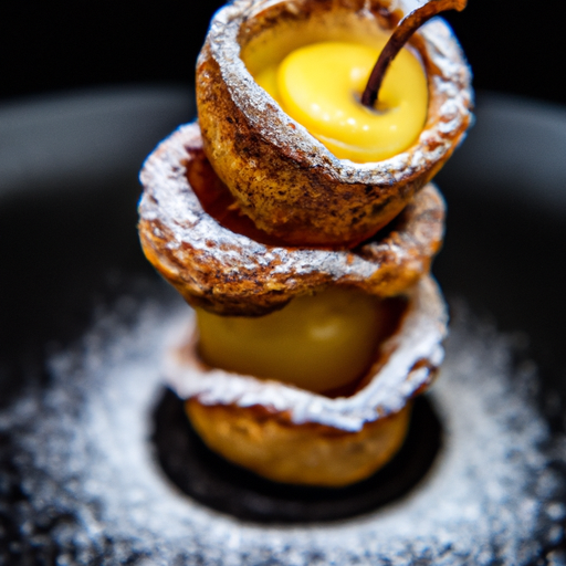 Pommes duchesse croustillantes à la vanille