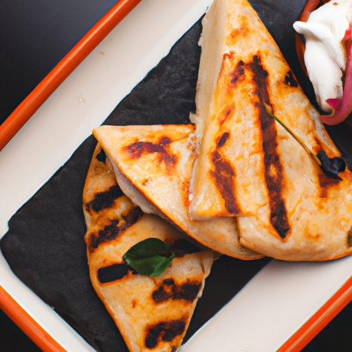 Quesadillas de patates douces croustillantes