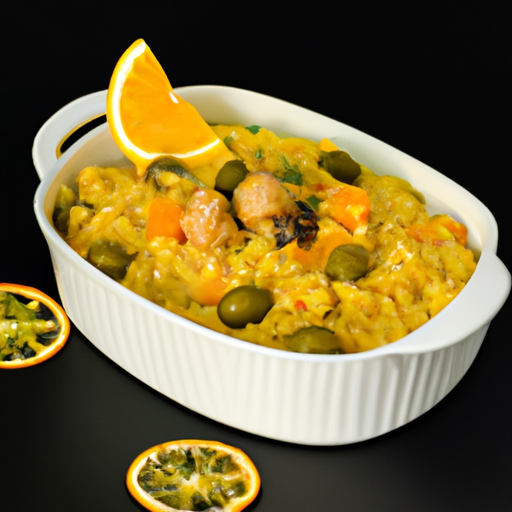 Cassolette de lotte aux agrumes et safran