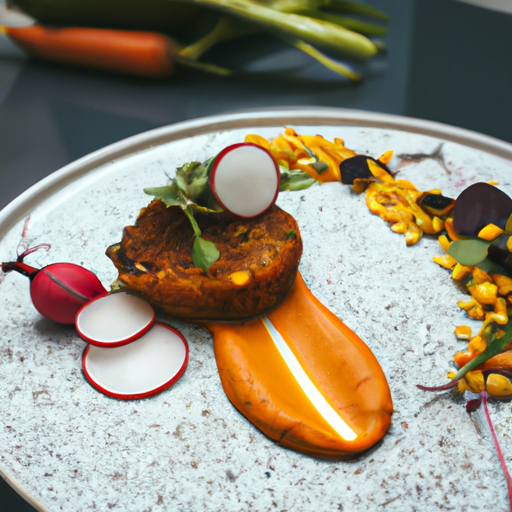 Croustillant de lentilles aux légumes d'été