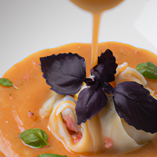 Raviolis de crabe à la sauce piquante