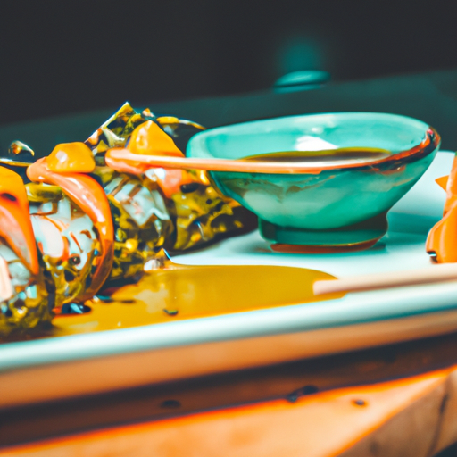 Roulés de saumon et mangue sauce teriyaki