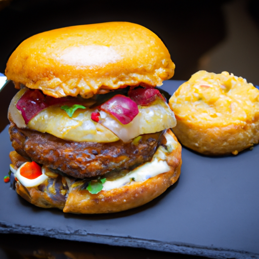 Burgers de patates douces croustillants
