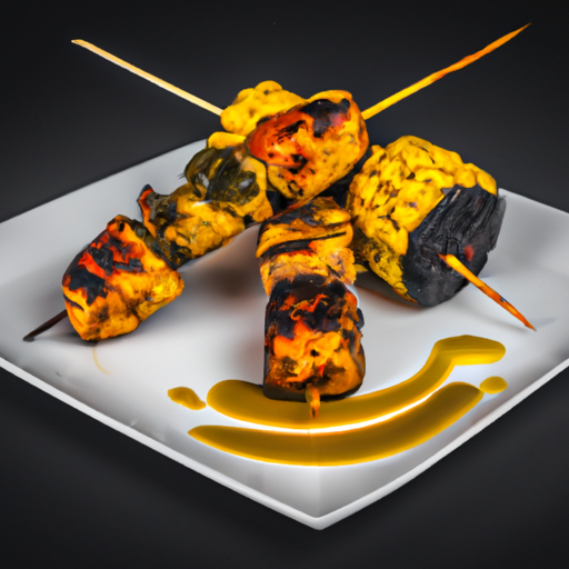 Brochettes de poulet cajun et maïs grillé