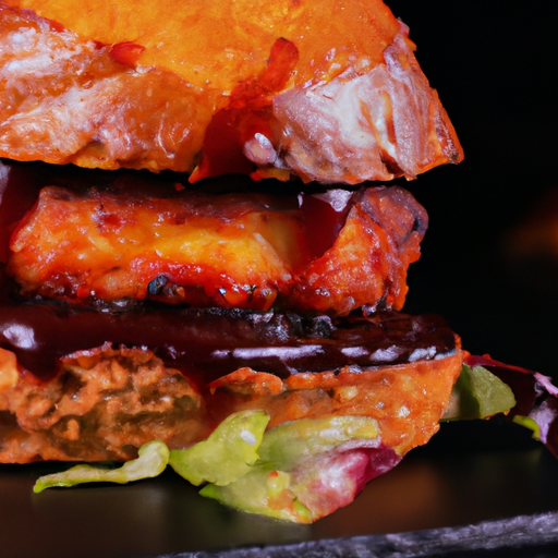 Burgers de patate douce croustillants