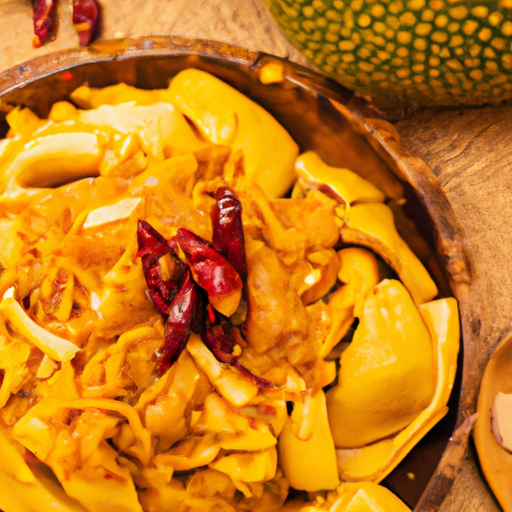 Cari de jackfruit aux épices indiennes