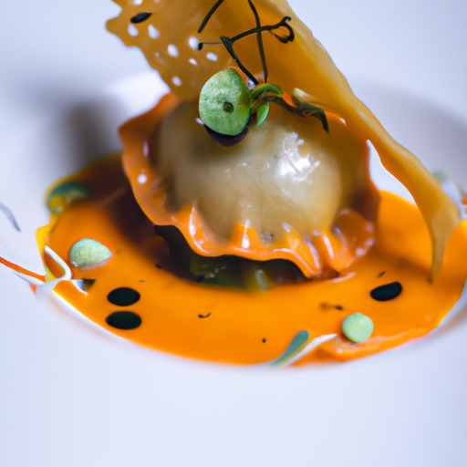 Raviolis croustillants au canard laqué et à la mangue