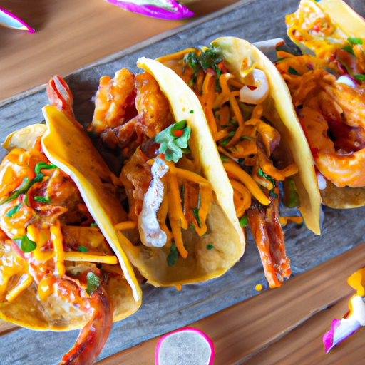 Tacos frits aux crevettes cajun