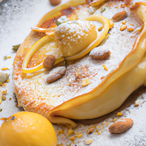 Crêpes soufflées au citron et aux amandes