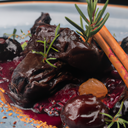Ragoût de canard aux pruneaux et aux épices