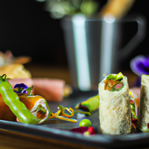 Rouleaux de printemps croustillants au saumon et guacamole