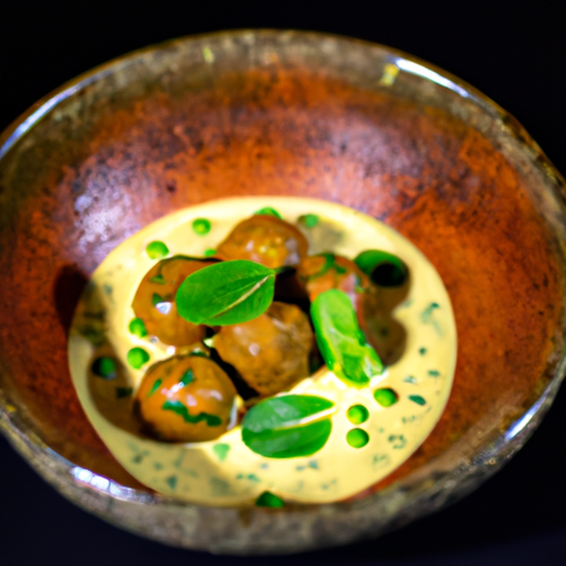 Boulettes de lentilles corail au curry et lait de coco