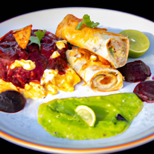Enchiladas au canard confit et salsa mangue-avocat