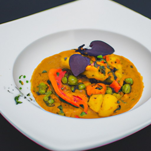 Curry de patates douces et pois chiches à la mangue