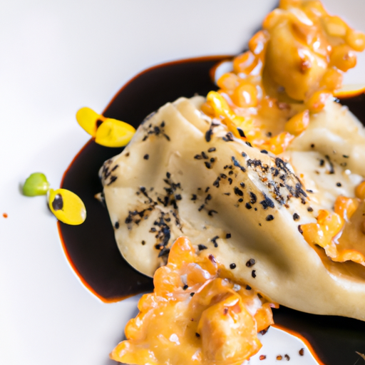 Raviolis croustillants à la truffe noire