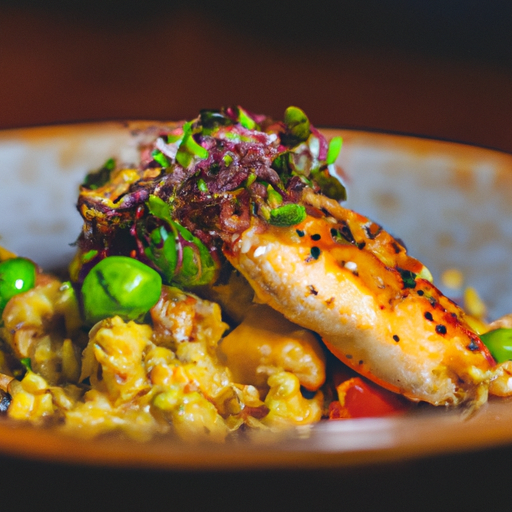 Poulet croustillant au sarrasin et graines de courge