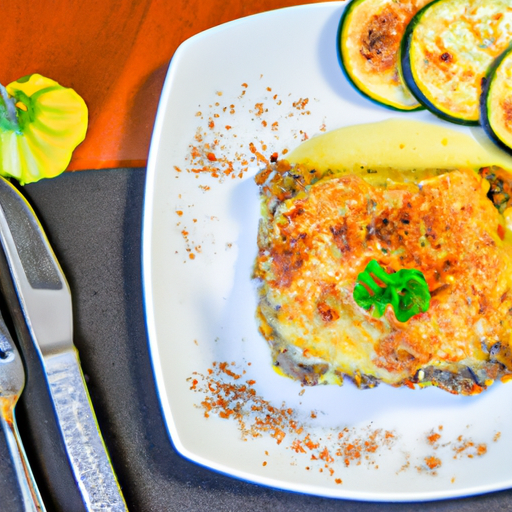 Moussaka de courgettes croustillante