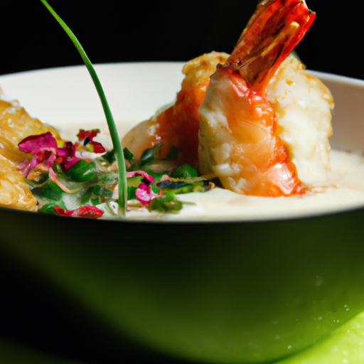 Ramen crémeux aux crevettes croustillantes