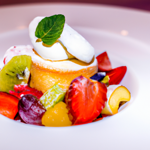 Soufflé glacé aux fruits exotiques
