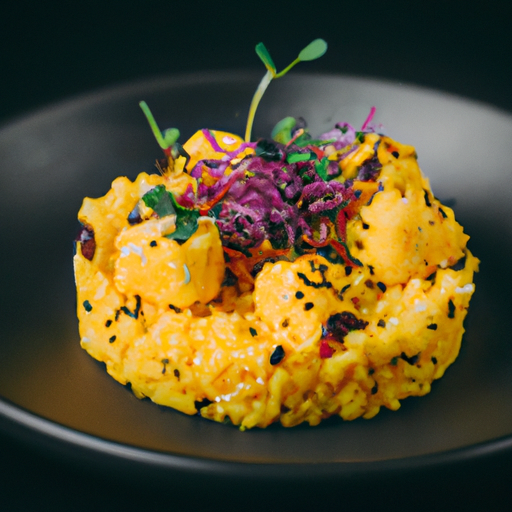Boules de riz sautées aux légumes croquants