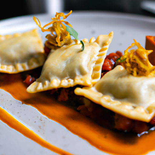 Raviolis croustillants aux crevettes et chorizo