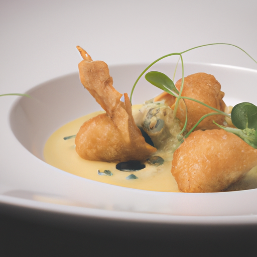 Raviolis croustillants au confit de canard