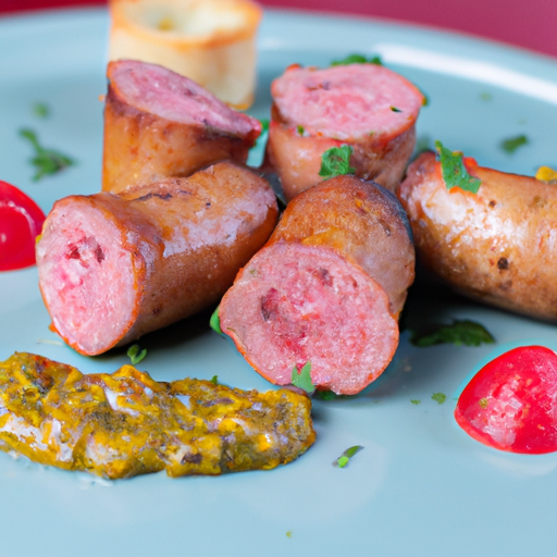 Roulés croustillants de saucisses au miel et à la moutarde