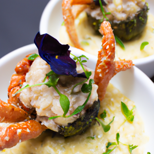 Bouchées croustillantes au crabe et à la coriandre