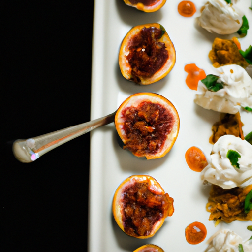 Bouchées croustillantes au fromage de chèvre et à la confiture de figues