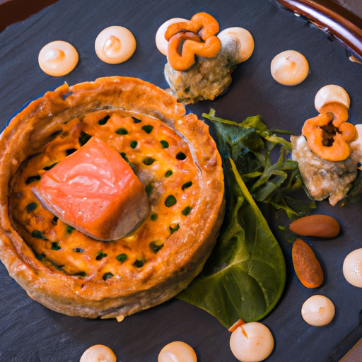 Pavé de saumon en croûte d'amandes