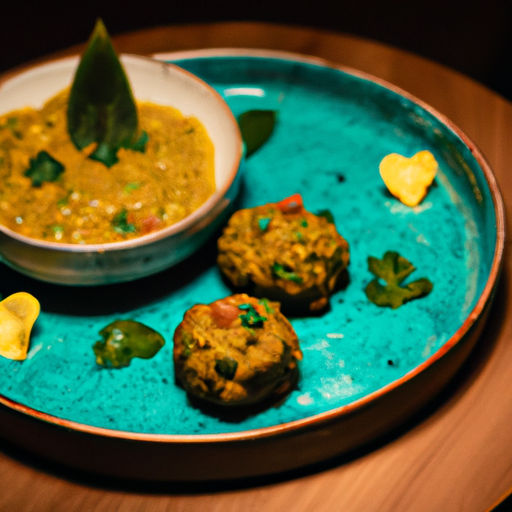 Boulettes de lentilles corail au curry et lait de coco