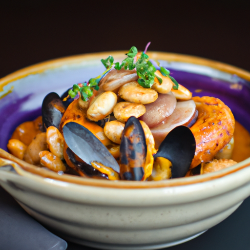 Cassoulet revisité aux fruits de mer