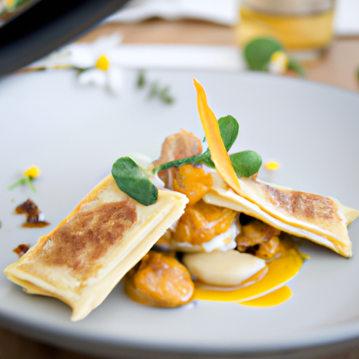 Raviolis de porc croustillants à la citronnelle