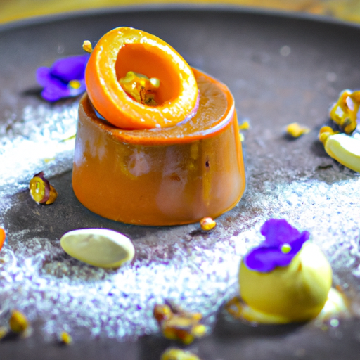 Fondant au potimarron et aux noix de cajou caramélisées