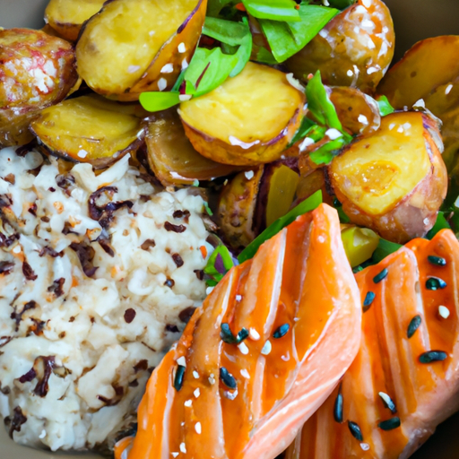 Buddha Bowl Saumon Teriyaki et Patate Douce
