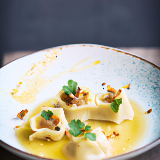 Raviolis croustillants au confit de canard