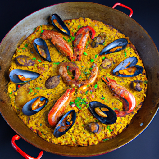 Paella de la mer safranée