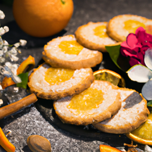 Biscuits sablés aux amandes et fleur d'oranger