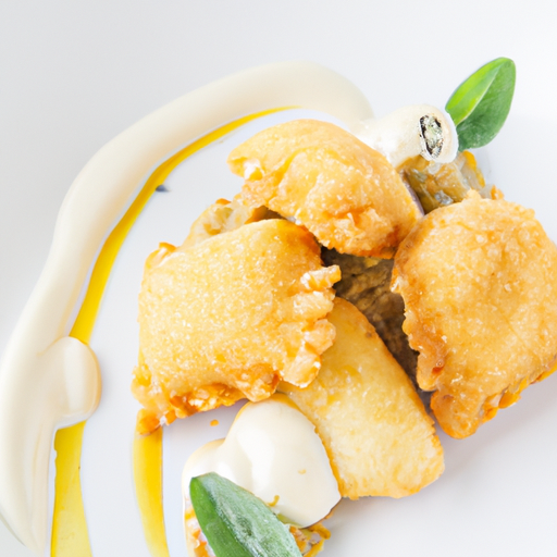 Raviolis croustillants au porc effiloché et sauce aigre-douce