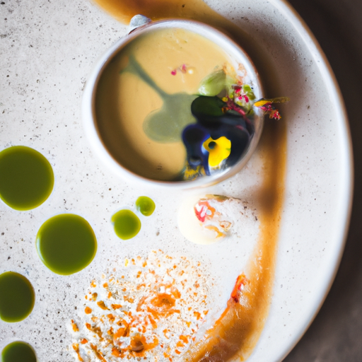 Crème brûlée au thé matcha et yuzu
